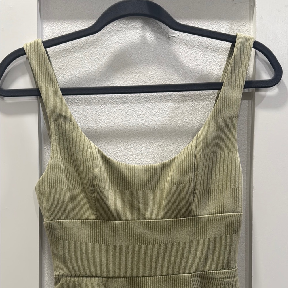 Hello Molly Olive Green Sleeveless Dress - Picture 2 of 7